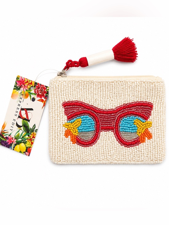 America & Beyond Handbags - America & Beyong Beaded Sunglasses Coin Pouch
